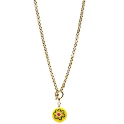 Lido Necklace - Yellow - Anemone Red^Amourrina Clearance