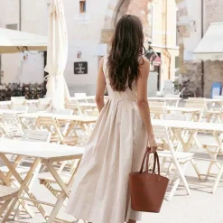 Cream Cn Dress - Made To Order^Atelier Bomba New