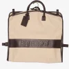 Battistoni Canvas And Leather Garment Bag^ISSIMO Online