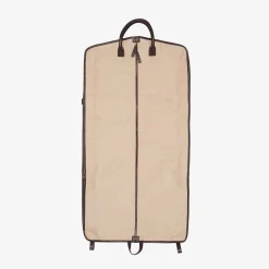 Battistoni Canvas And Leather Garment Bag^ISSIMO Online
