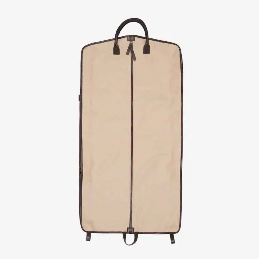 Battistoni Canvas And Leather Garment Bag^ISSIMO Online