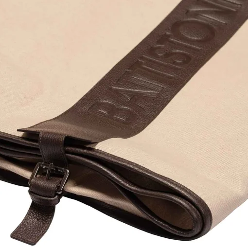 Battistoni Canvas And Leather Garment Bag^ISSIMO Online
