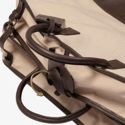 Battistoni Canvas And Leather Garment Bag^ISSIMO Online