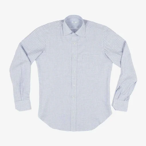 Cashmere Micro Checked Sport Shirt^Battistoni Outlet