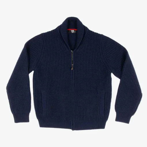 Cashmere Zipped Cardigan - Made To Order^Battistoni Outlet