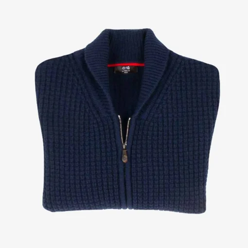 Cashmere Zipped Cardigan - Made To Order^Battistoni Outlet