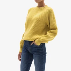 Brass Lamb'S Wool Roundneck Sweater^ISSIMO