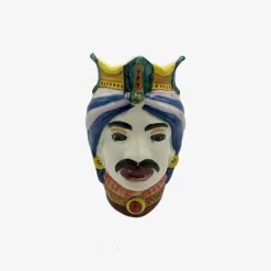 Artisanal Moor'S Head - Made To Order^Ceramiche Mennella Outlet