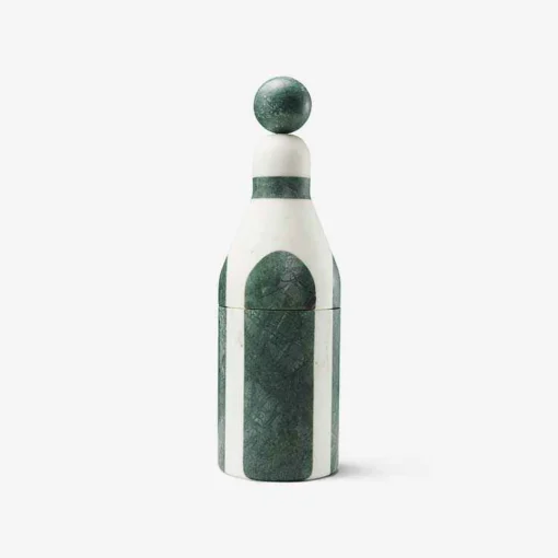 Cooler B Marble Container Green And White, Pietro Russo Design - Made To Order^Editions Milano Sale