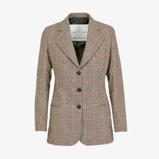 The Ginestra Blazer Wool Check^Giuliva Heritage Clearance
