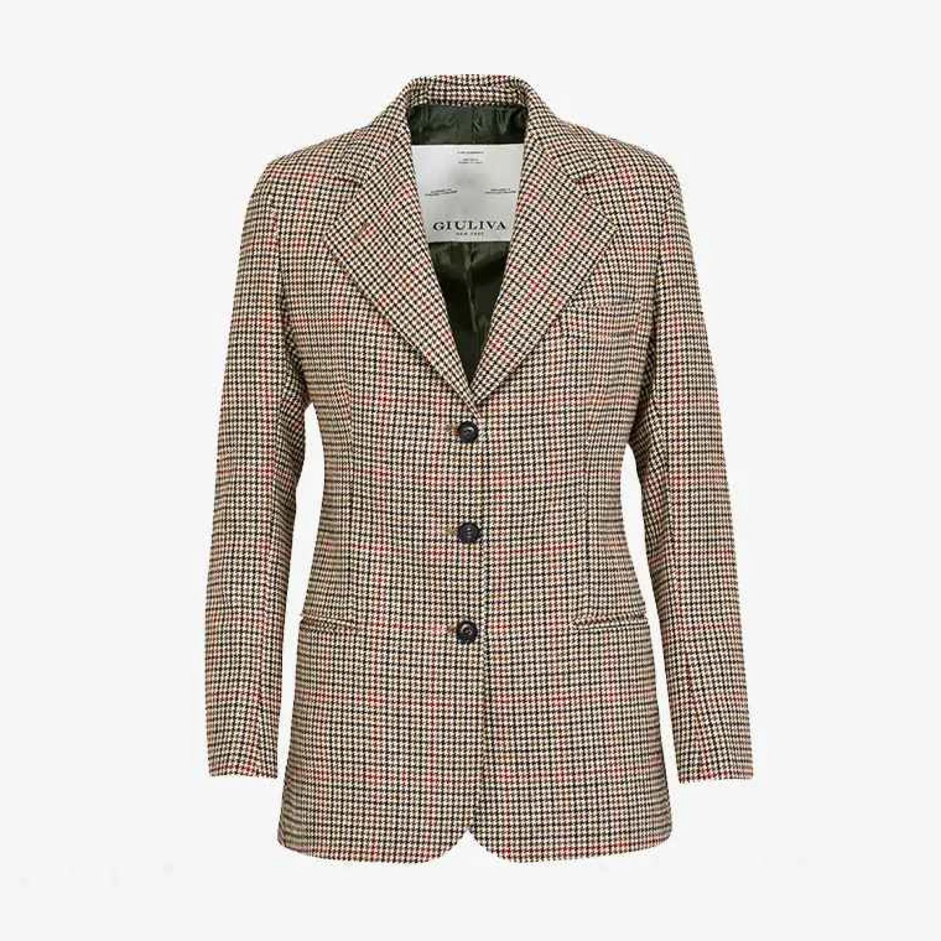 The Ginestra Blazer Wool Check^Giuliva Heritage Clearance