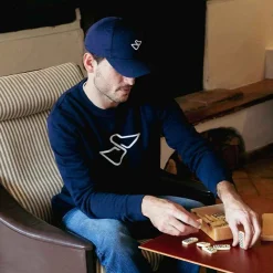 Il Pellicano Logo Blue Sweatshirt^ISSIMO New