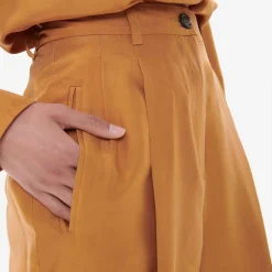 Burned Orange Pinces Trousers^ISSIMO New