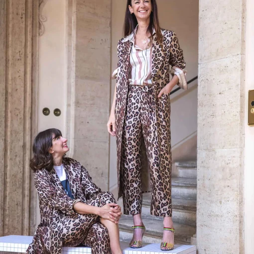 X Alberto Biani Leopard Dressing Gown^ISSIMO New