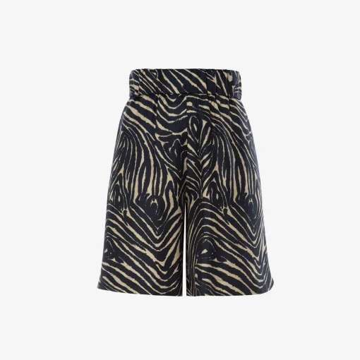 X Alberto Biani Zebra Bermuda Shorts^ISSIMO Discount