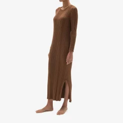 X Casasola Luiza Dress Coffee^ISSIMO Hot