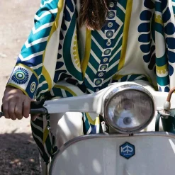 X La Doublej Foulard Shirt - White Solar Placee^ISSIMO Online