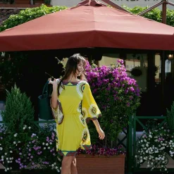 X La Doublej Sorellina Dress - Yellow Solar Placee^ISSIMO