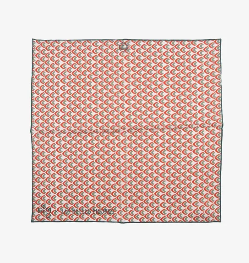 X Les Belles Heures Mezzatorre 14H12 Cotton And Silk Blend Printed Scarf^ISSIMO Clearance