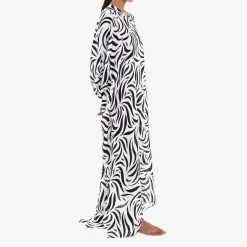 X Loretta Caponi Clementina Kaftan Zebra^ISSIMO Hot