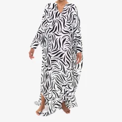 X Loretta Caponi Clementina Kaftan Zebra^ISSIMO Hot