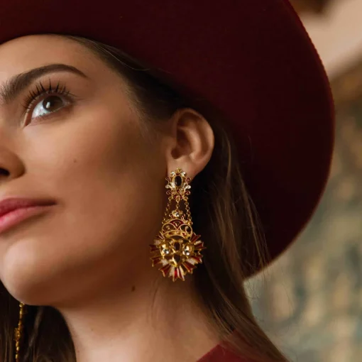 X Percossi Papi Cuore Sacro Earrings - Made To Order^ISSIMO Outlet