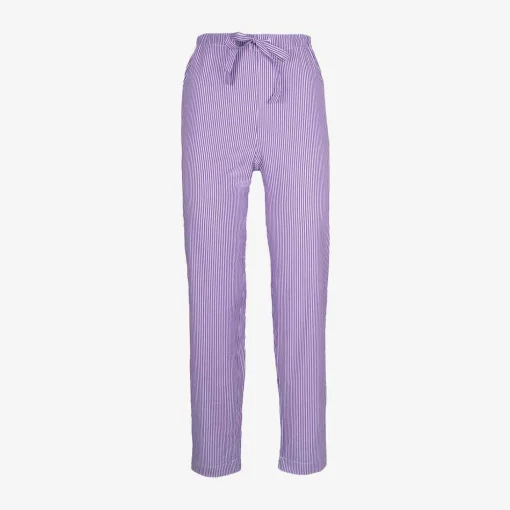 X Schostal Unisex Striped Pyjama-Purple&White^ISSIMO Discount