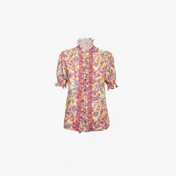 Donatella Short Pink Sleeve Shirt^Loretta Caponi Clearance
