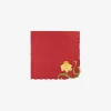 Flowered Embroidered Placemats And Napkins - Set Of 6^Taf Ricami